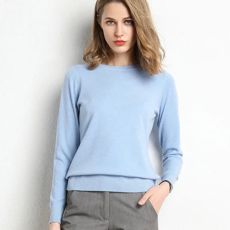 Mariana Slim O-Neck Sweater