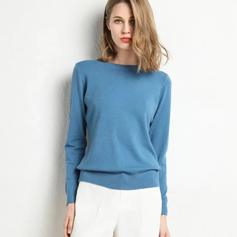 Mariana Slim O-Neck Sweater