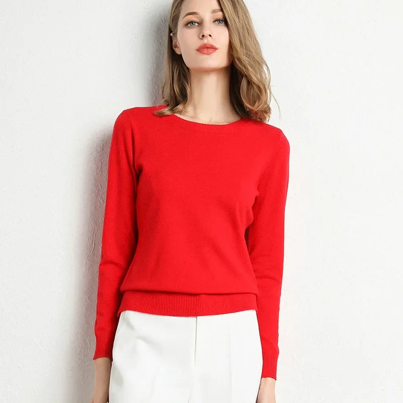 Mariana Slim O-Neck Sweater