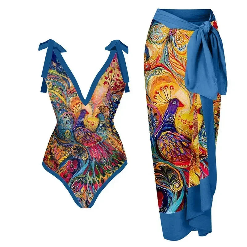Tulum Brazilian Swimsuit Set- The Summer Glow Collection