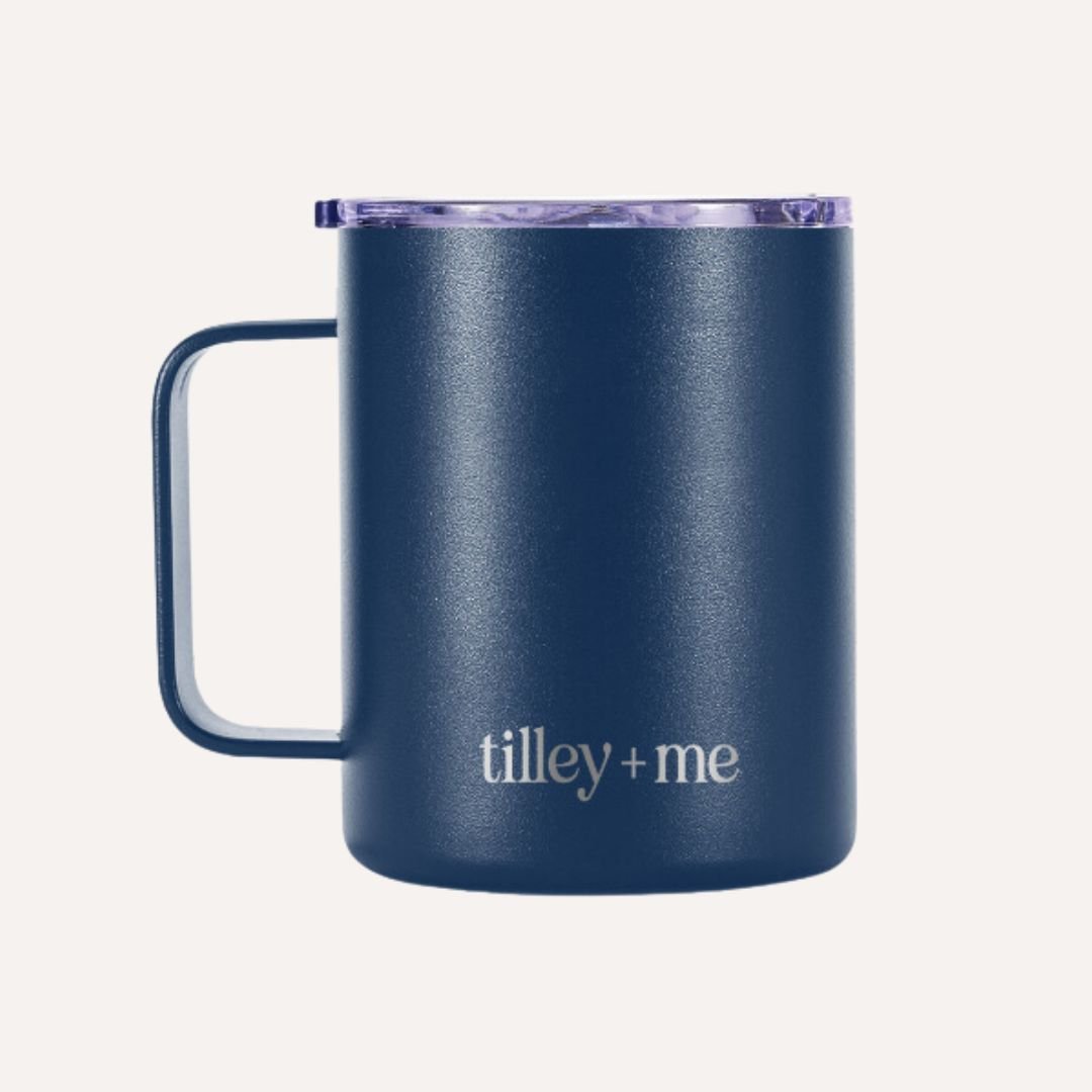 Tilley + Me Stainless Steel Travel Mug