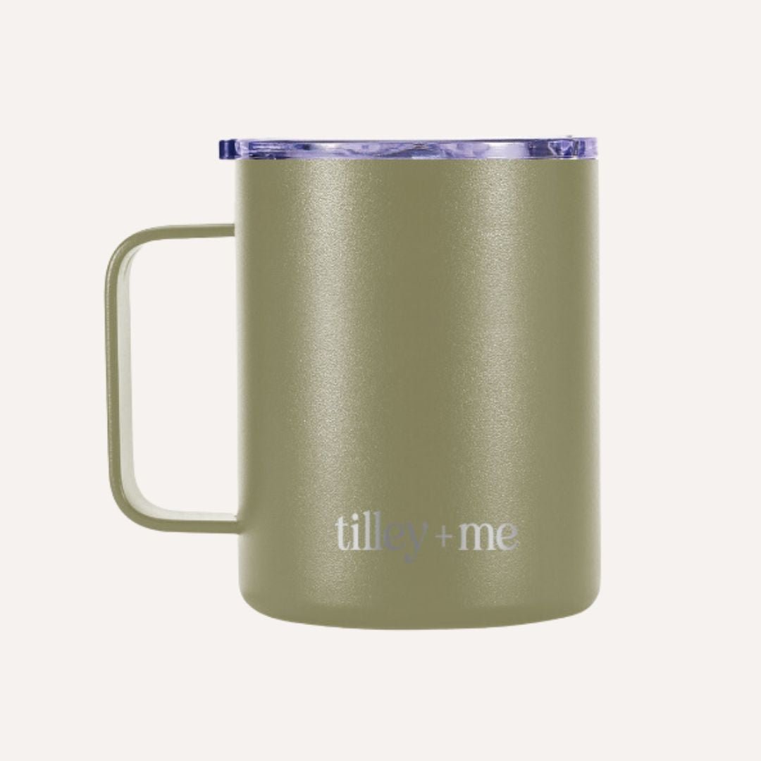 Tilley + Me Stainless Steel Travel Mug