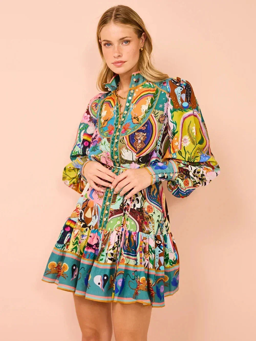 Moonlit Rose Ann Dress