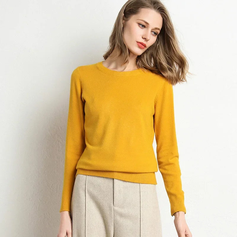 Mariana Slim O-Neck Sweater