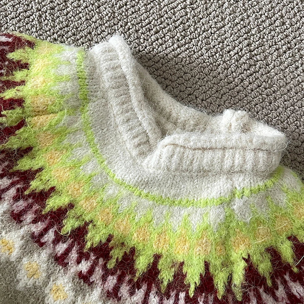 Jasmine Ann Vintage Pattern Sweater
