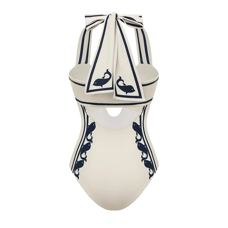 Sunlit Shores One Piece Cover up- The Brezzee Collection