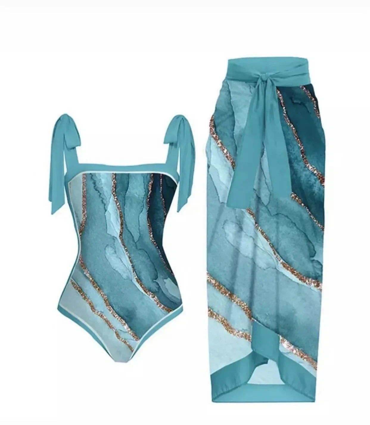 Tulum Brazilian Swimsuit Set- The Summer Glow Collection