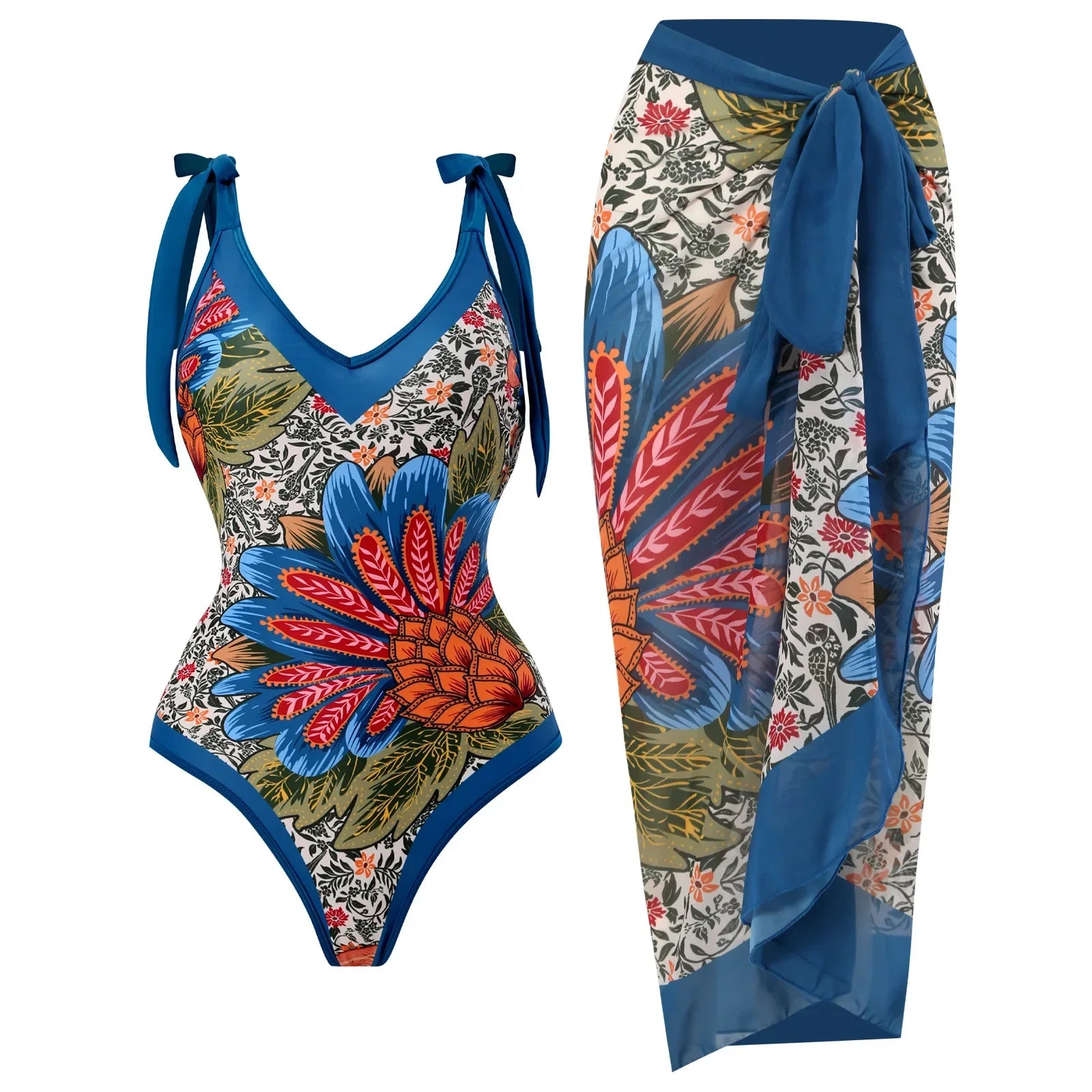 Tulum Brazilian Swimsuit Set- The Summer Glow Collection