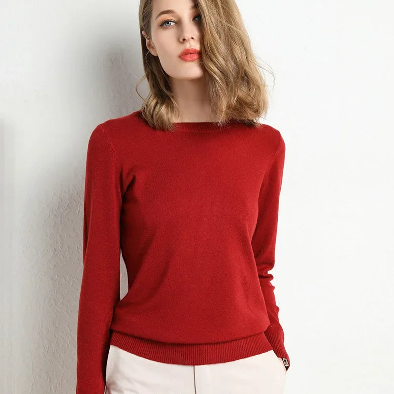 Mariana Slim O-Neck Sweater