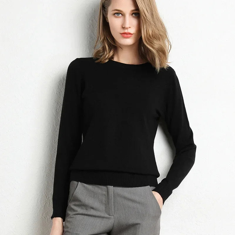 Mariana Slim O-Neck Sweater