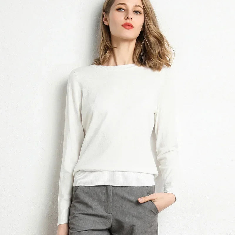 Mariana Slim O-Neck Sweater
