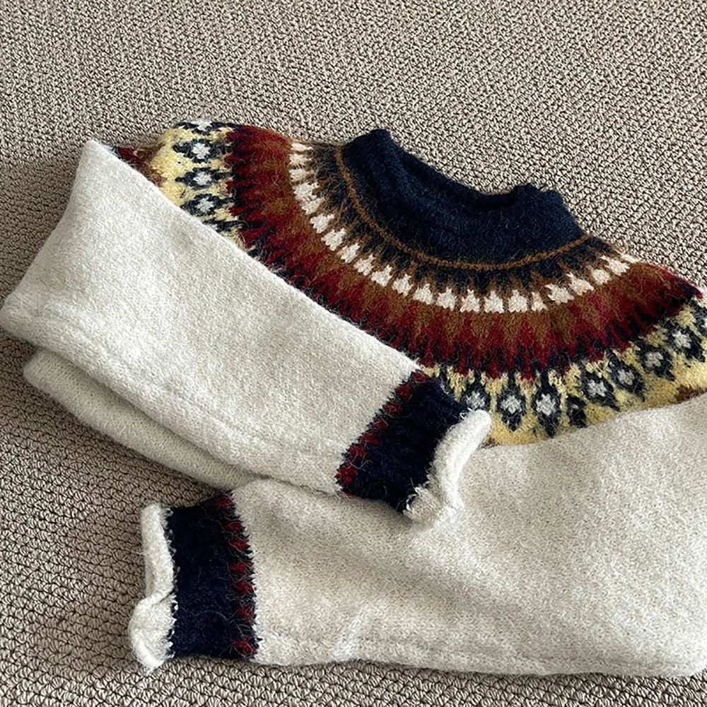 Jasmine Ann Vintage Pattern Sweater