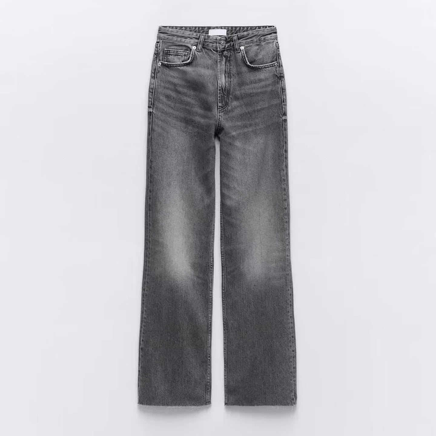 Hally Berry High Waist Wide Leg Denim Pants