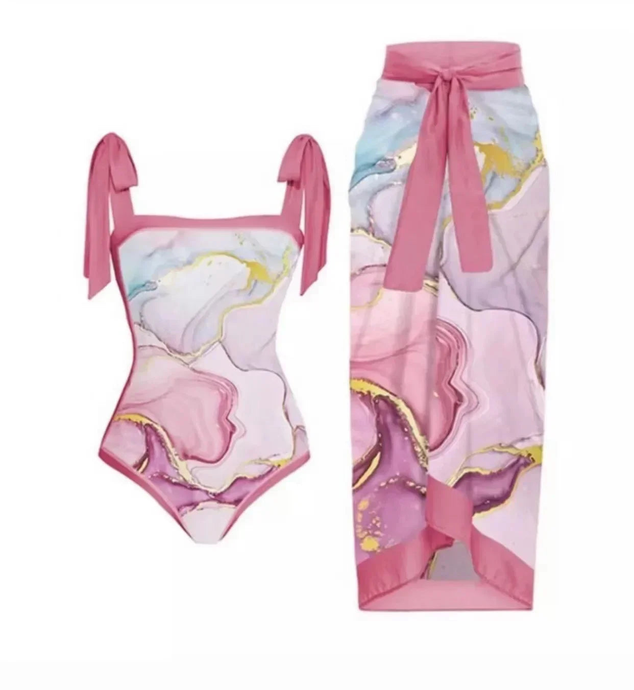 Tulum Brazilian Swimsuit Set- The Summer Glow Collection