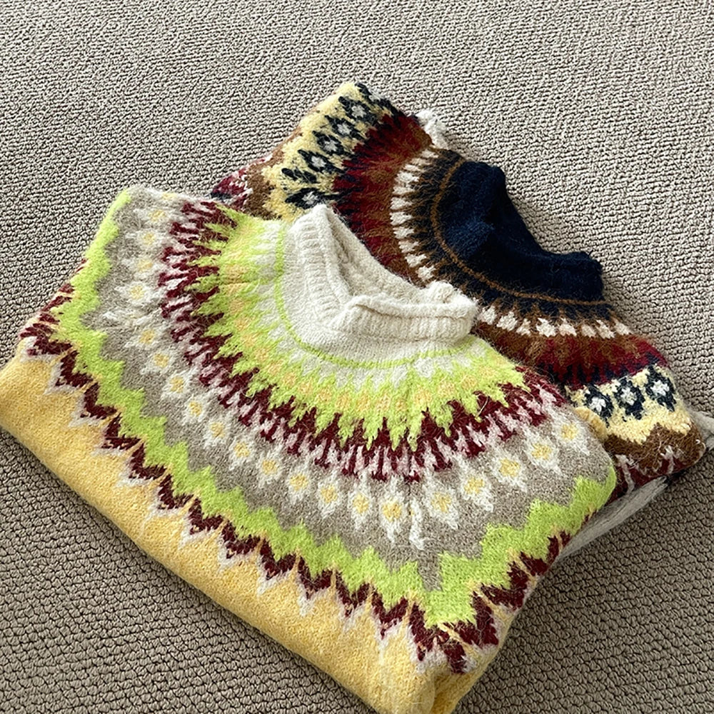 Jasmine Ann Vintage Pattern Sweater