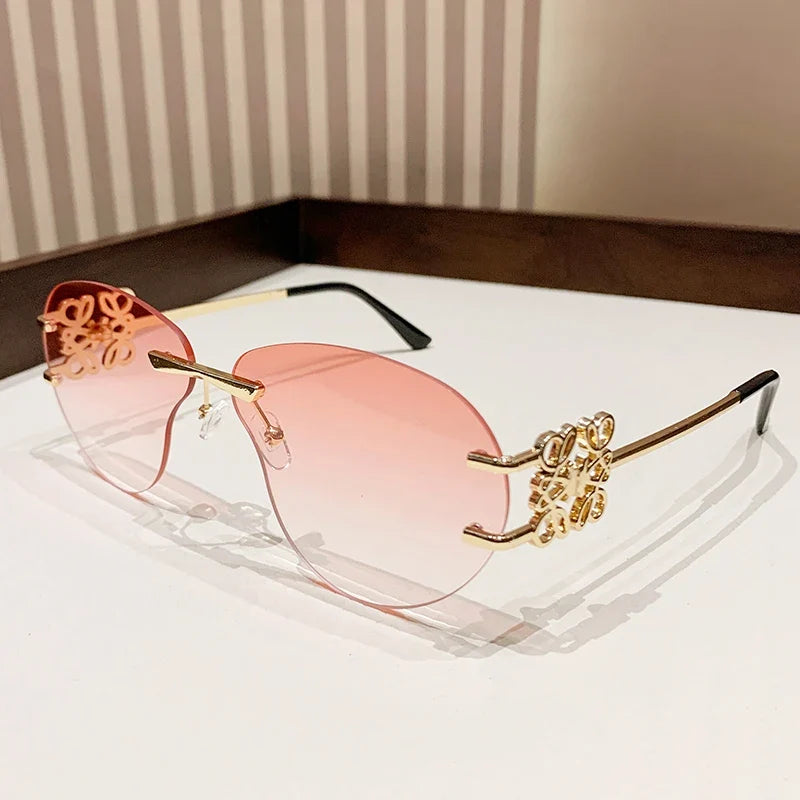 The Mykonos Frameless Sunglasses