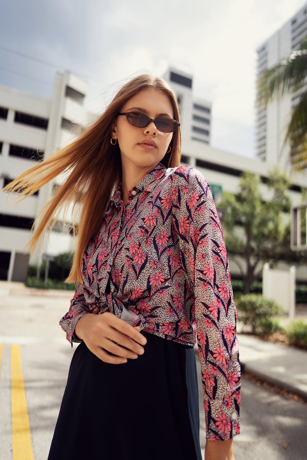 City Chic FLORAL BLOUSE Top