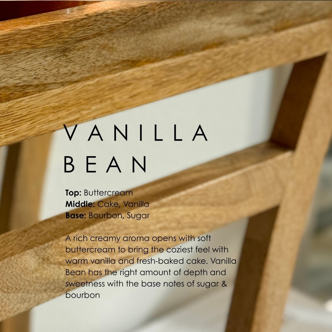 Calm Deluxe Vanilla Bean Soy Candle- The Chica Chic Collection