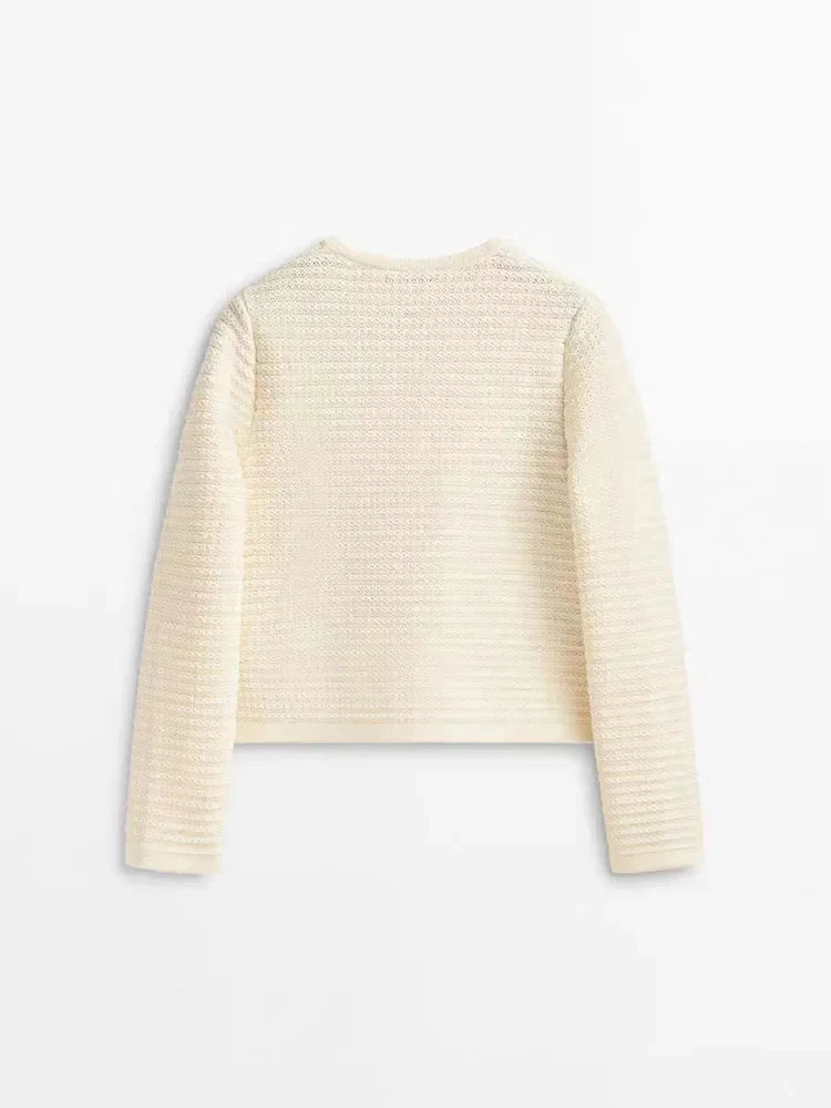 The Luciana Button-Knit Cardigan