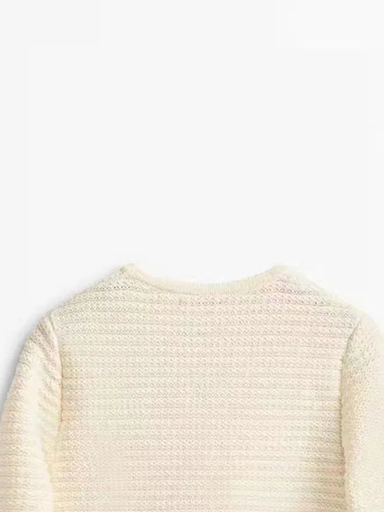 The Luciana Button-Knit Cardigan