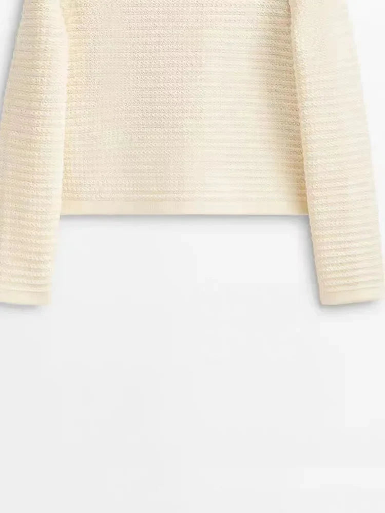 The Luciana Button-Knit Cardigan