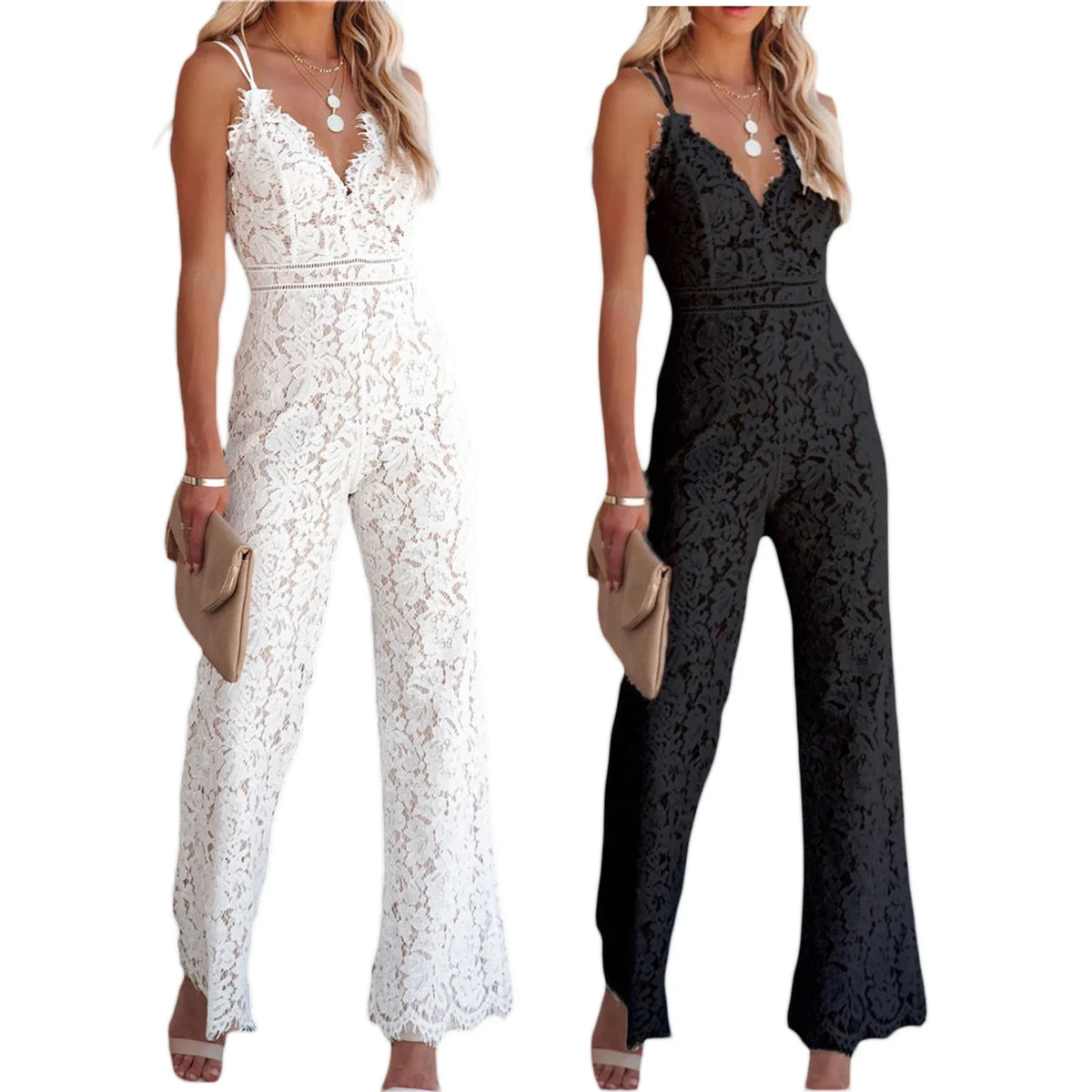 The Marcella Lace Jumpsuit