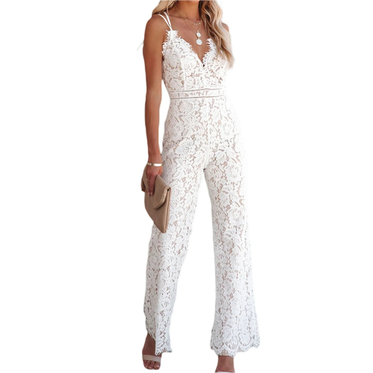 The Marcella Lace Jumpsuit