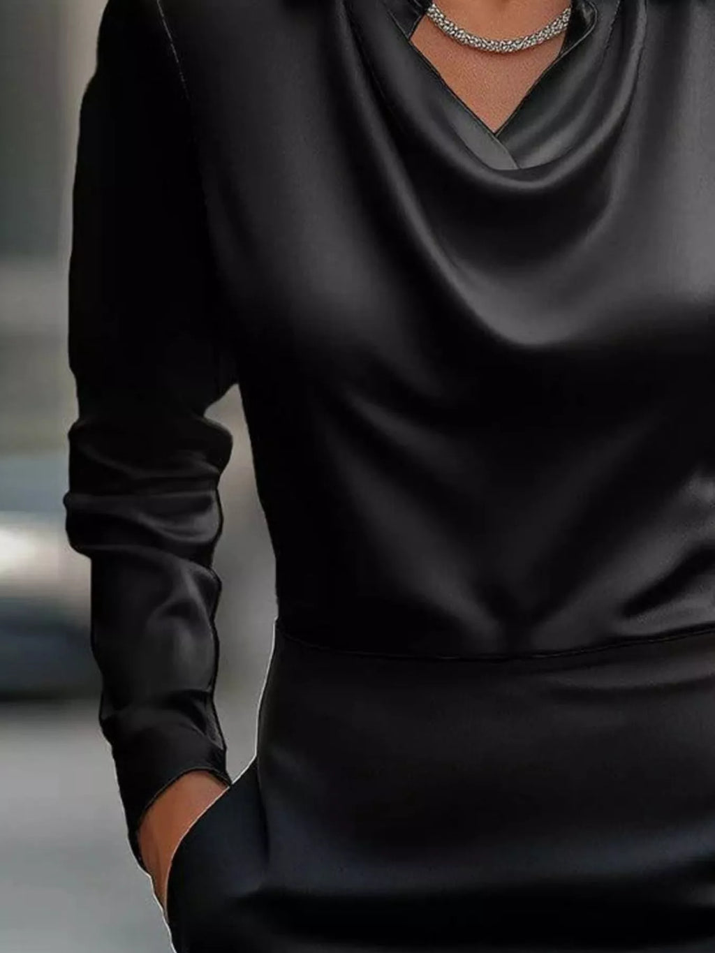 Porcelain Petal Blouse Top