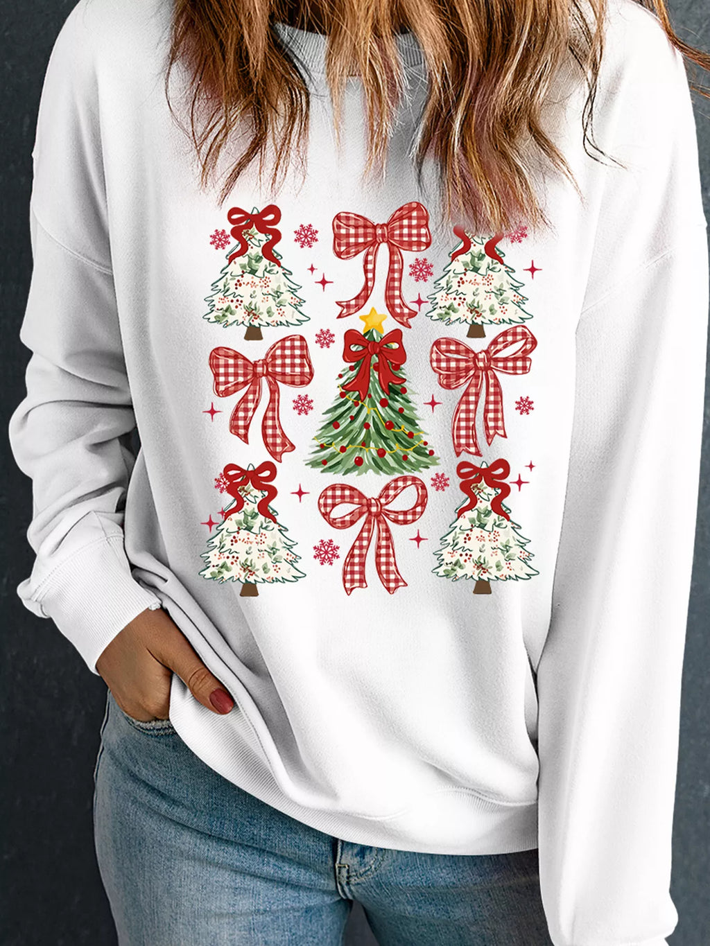 The Merry Bow Christmas Sweatshirt
