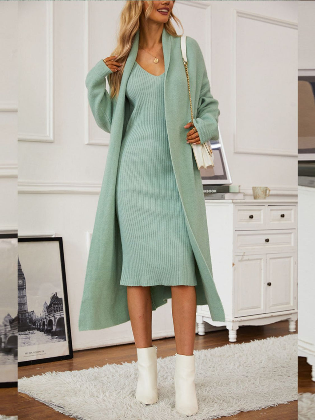 Luxe Romance Cardigan Sweater Set