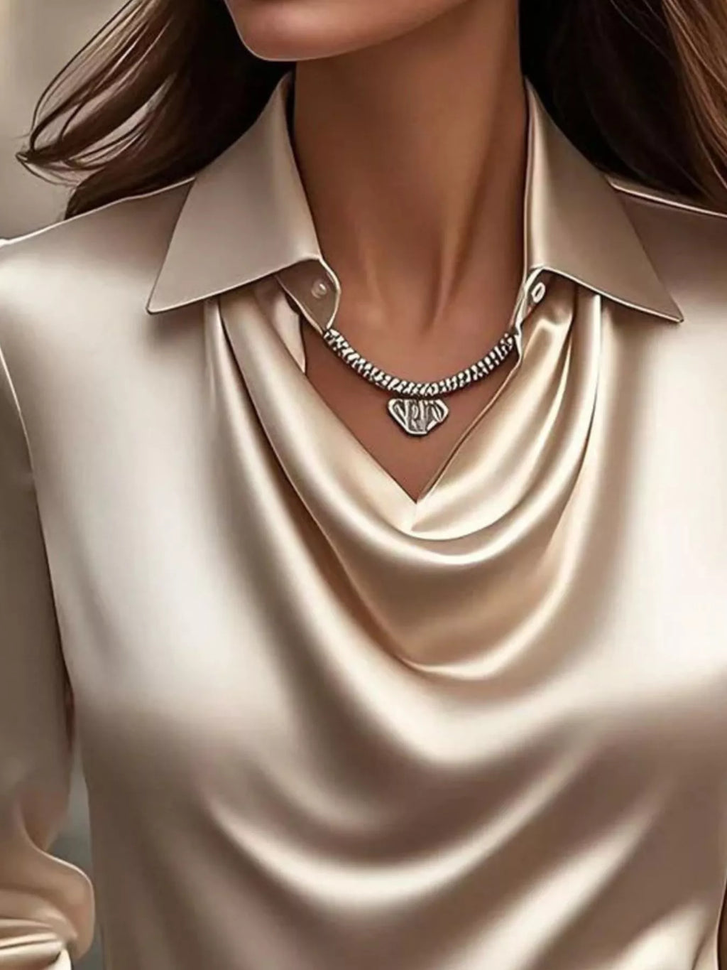 Porcelain Petal Blouse Top