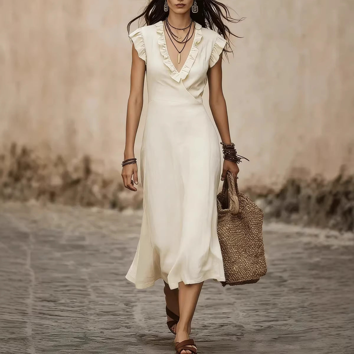 Golden Hour Chic Dress