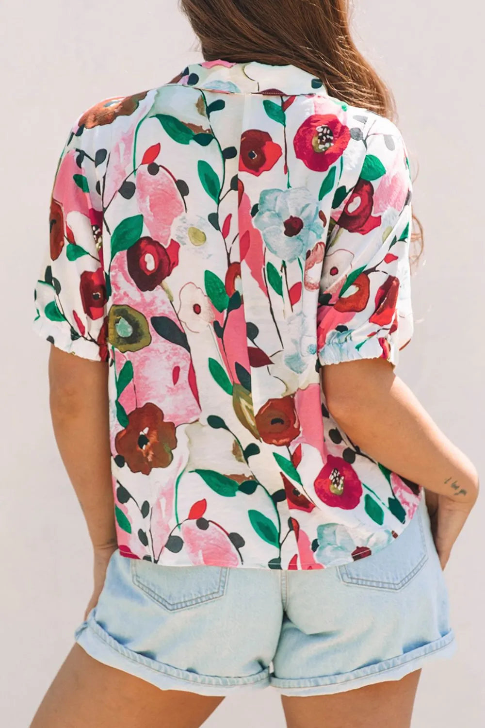 Sophia Flutter Sleeve Blouse Top