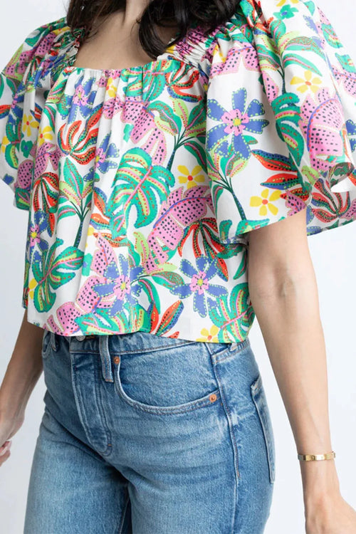 Coastal Breeze Blouse Top