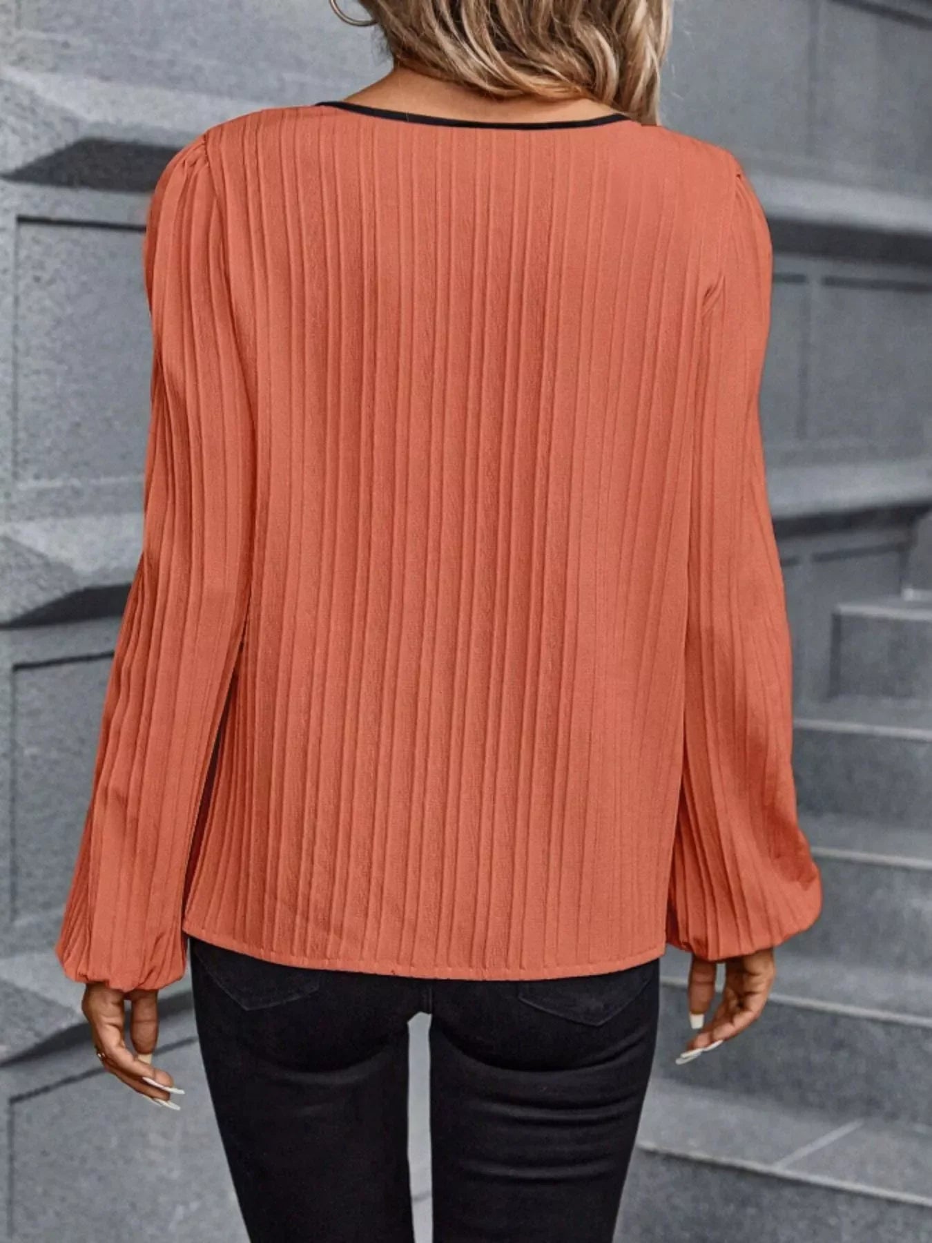 Rose Petal Blouse Top