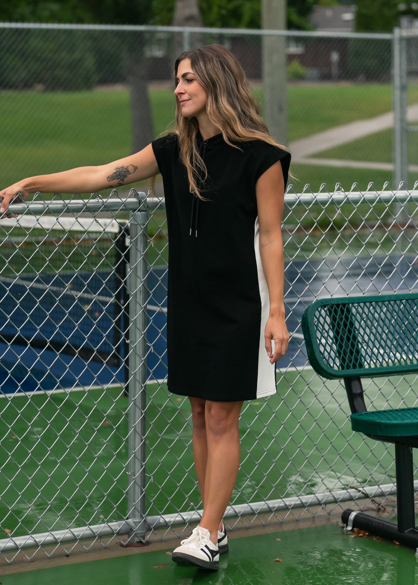 Asher Rose Hooded Dress