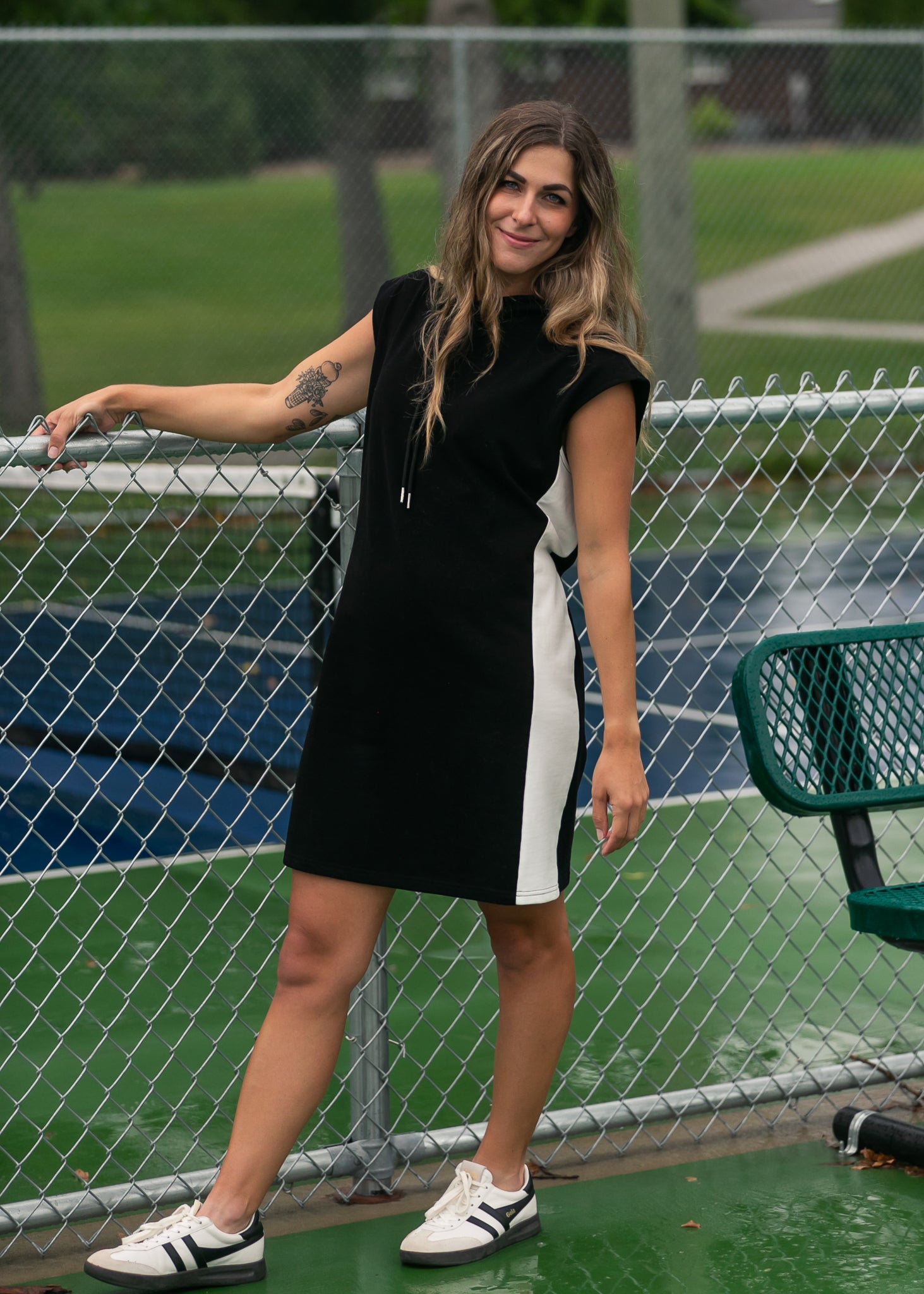Asher Rose Hooded Dress