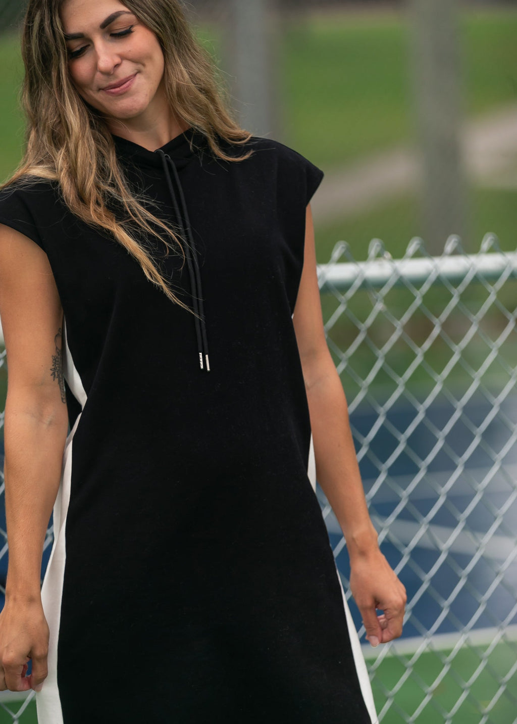 Asher Rose Hooded Dress