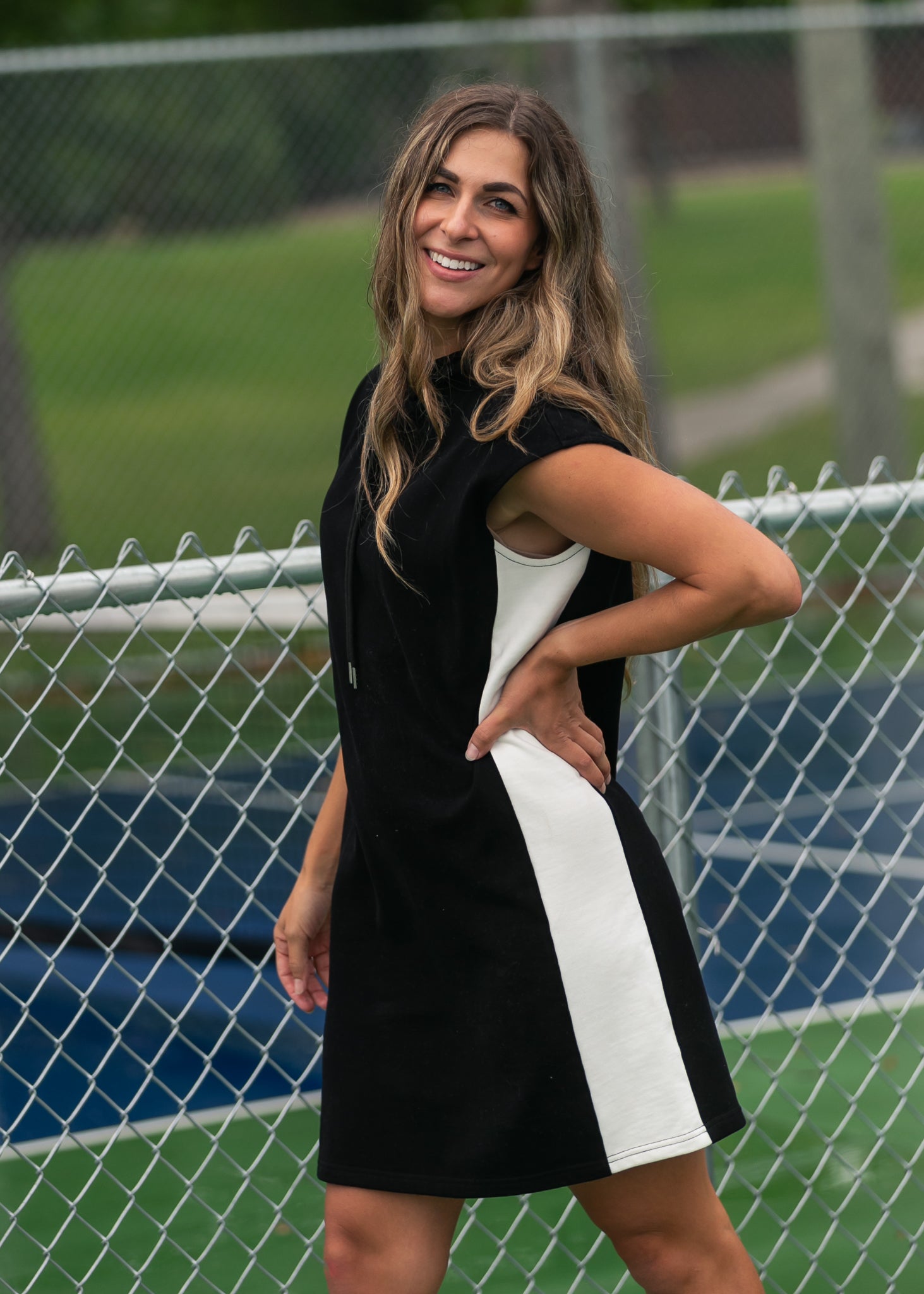 Asher Rose Hooded Dress
