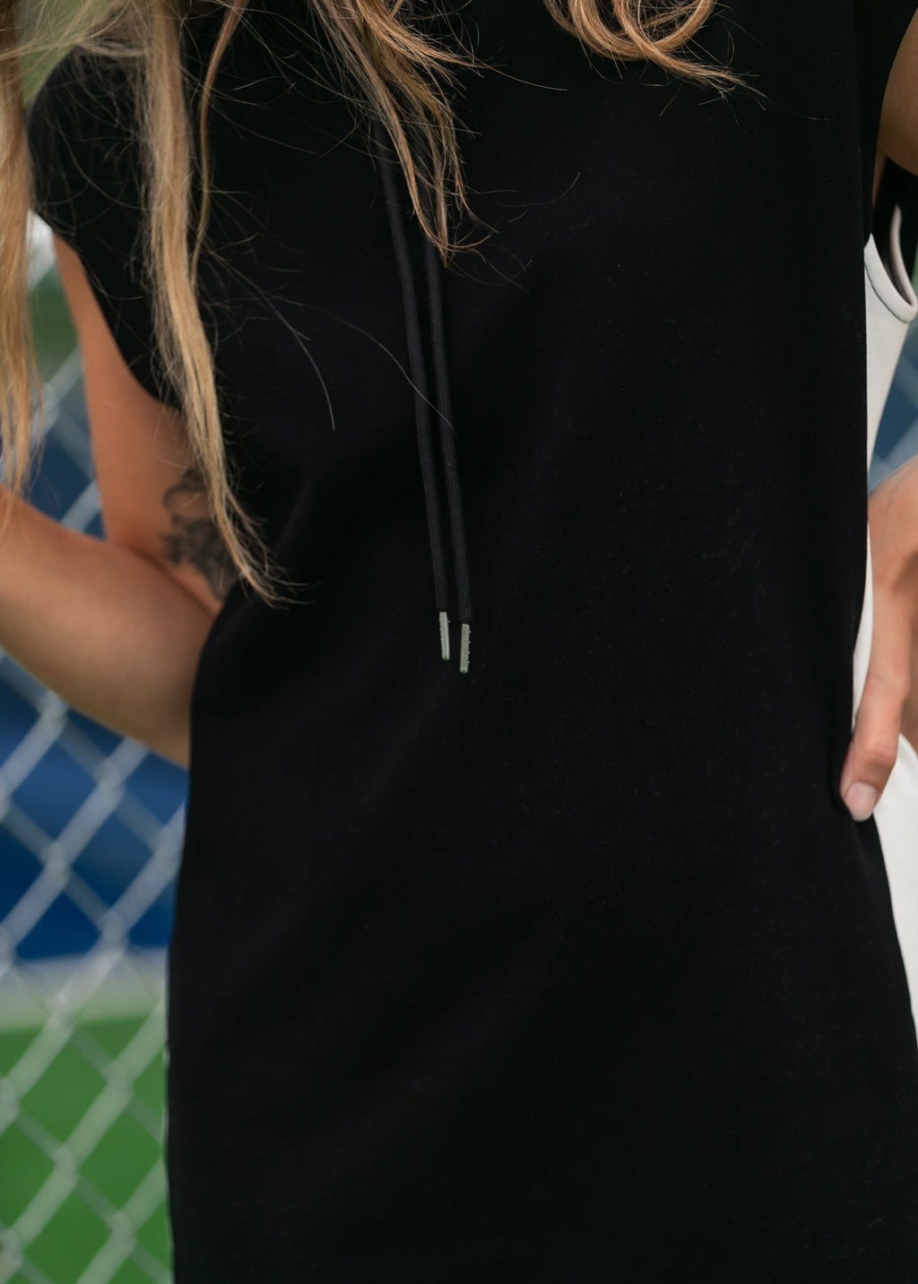 Asher Rose Hooded Dress