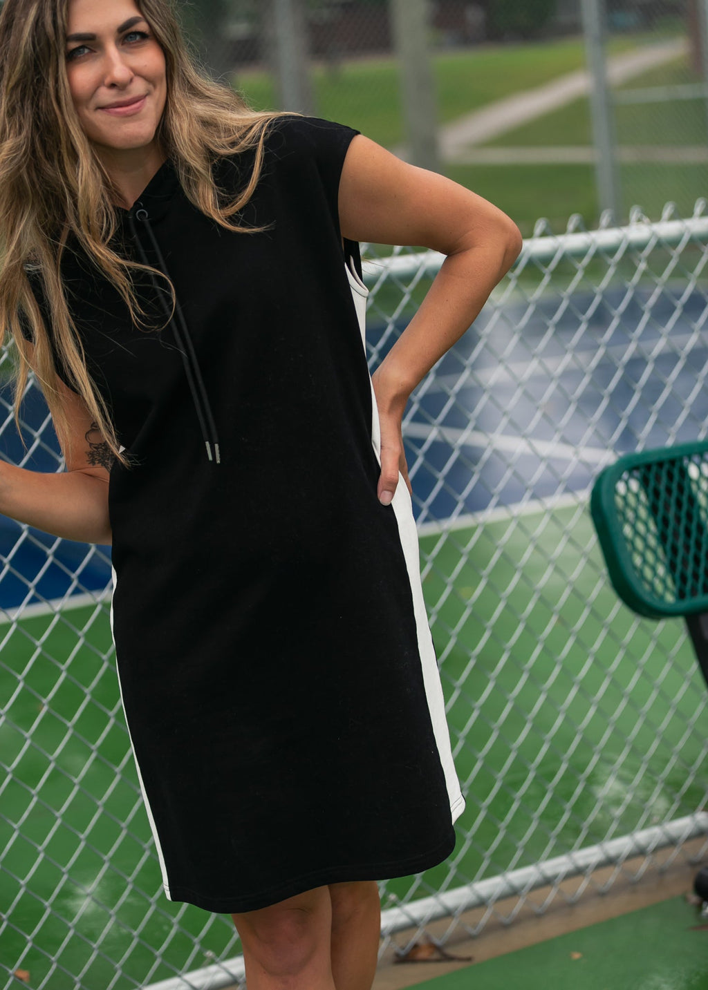 Asher Rose Hooded Dress