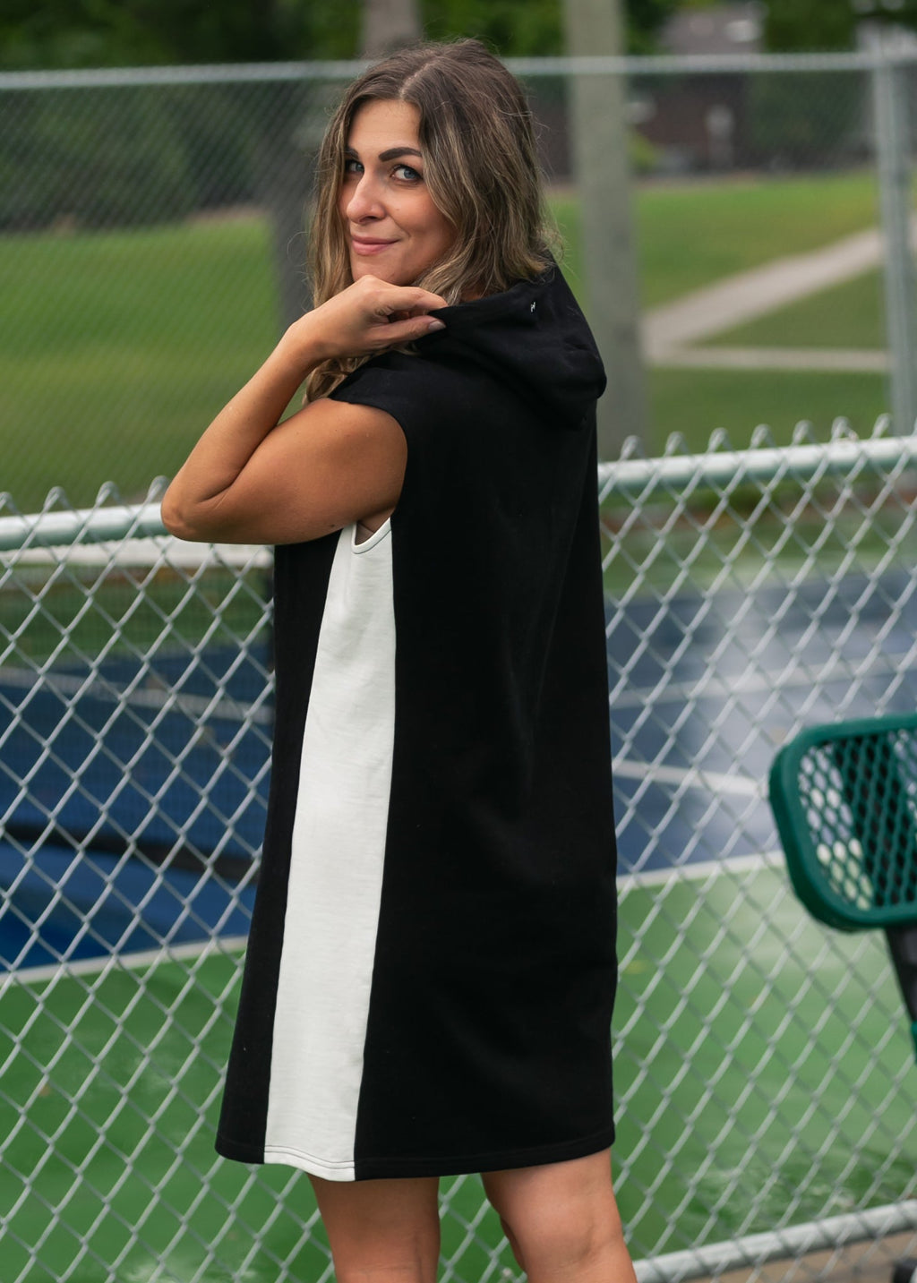 Asher Rose Hooded Dress