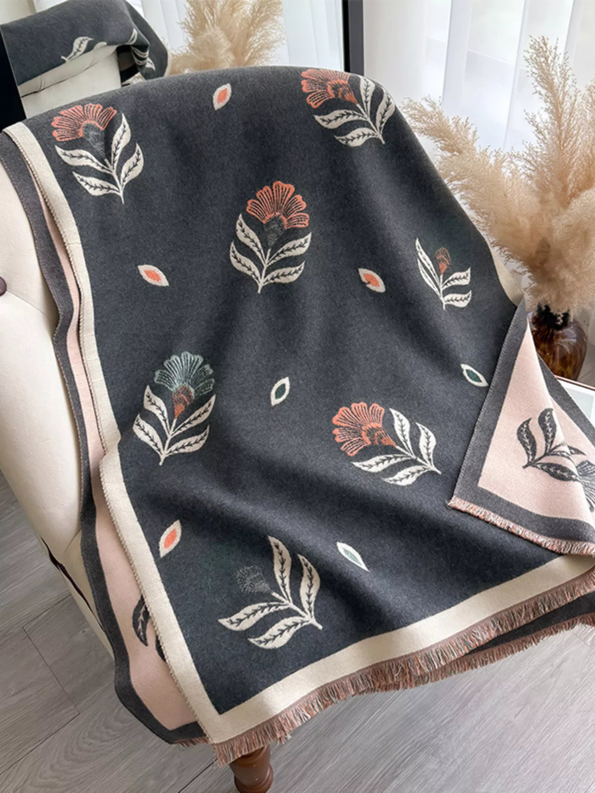 The Verona Printed Satin Scarf