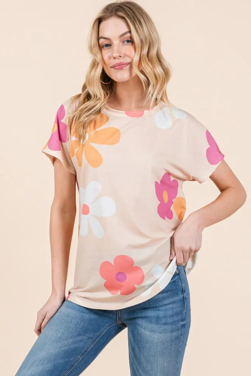 The Floral Lila Chic Top- The Soft Girl Collection
