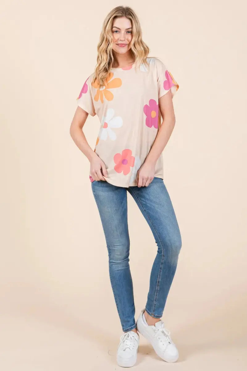 The Floral Lila Chic Top- The Soft Girl Collection