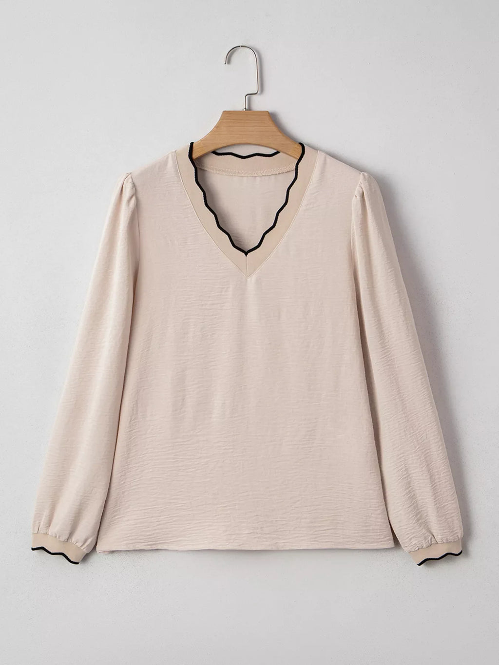Graceful Gathered Blouse Top
