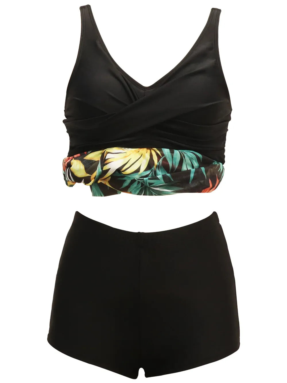 Golden Glow Two-Piece Beach Swim Set