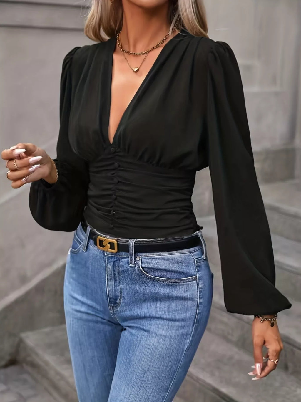 Cloverfield Blouse Top