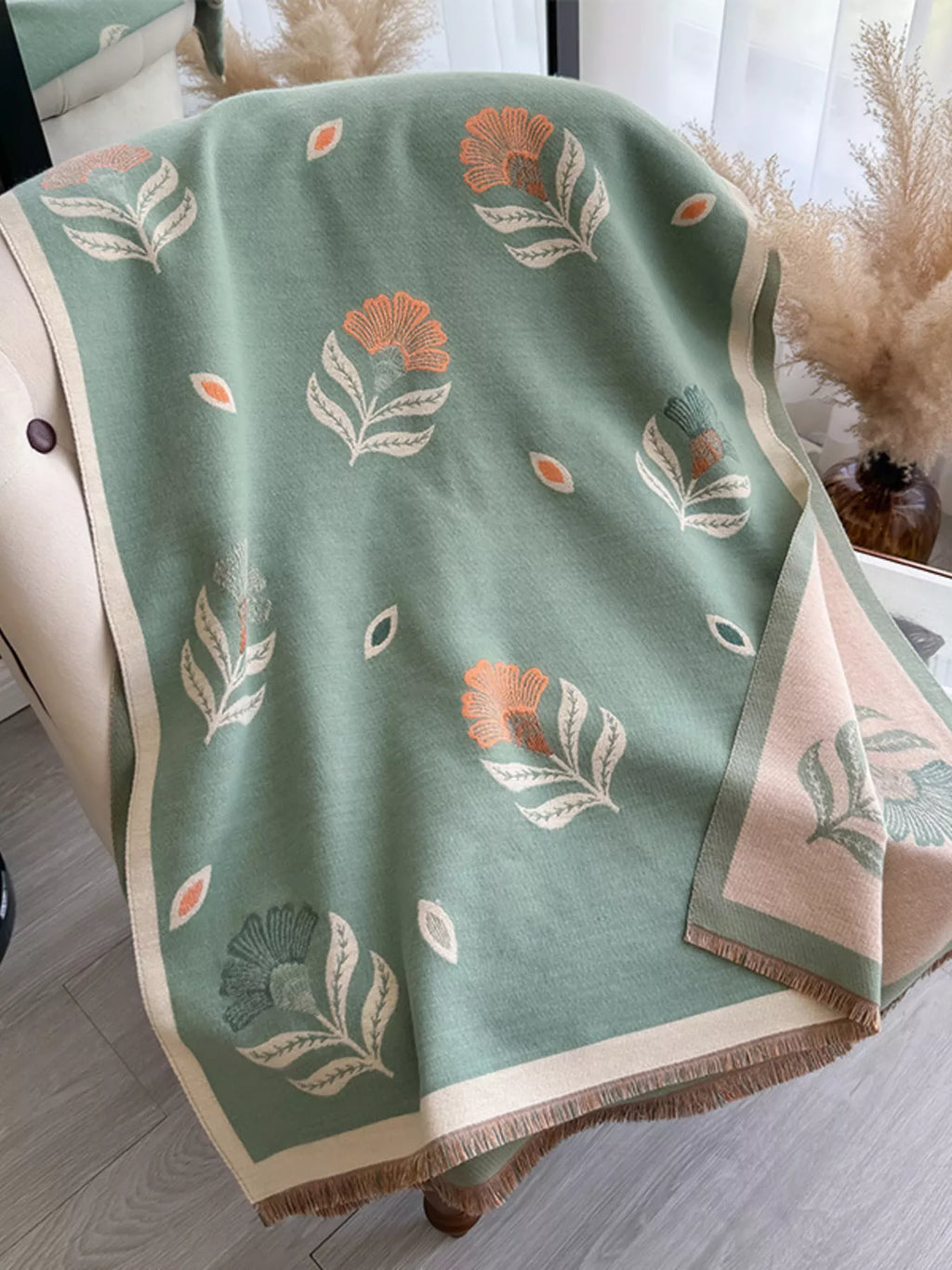 The Verona Printed Satin Scarf