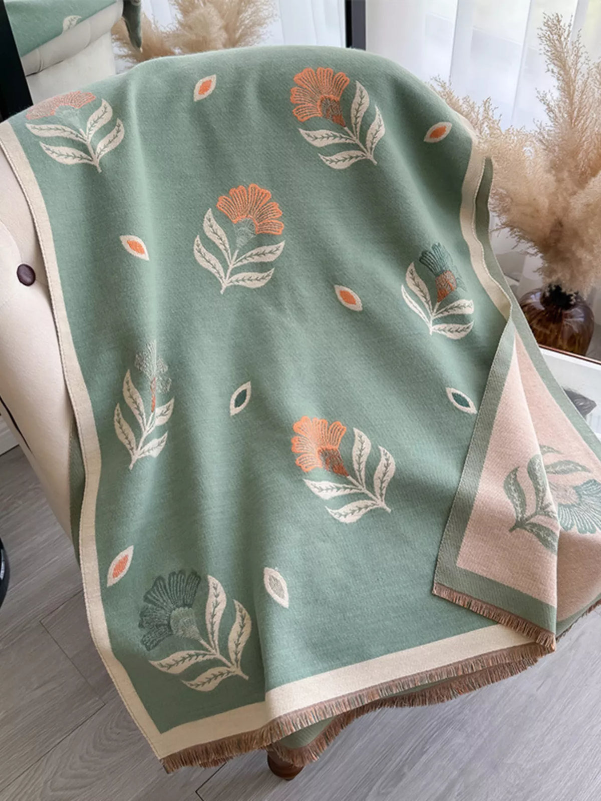 The Verona Printed Satin Scarf